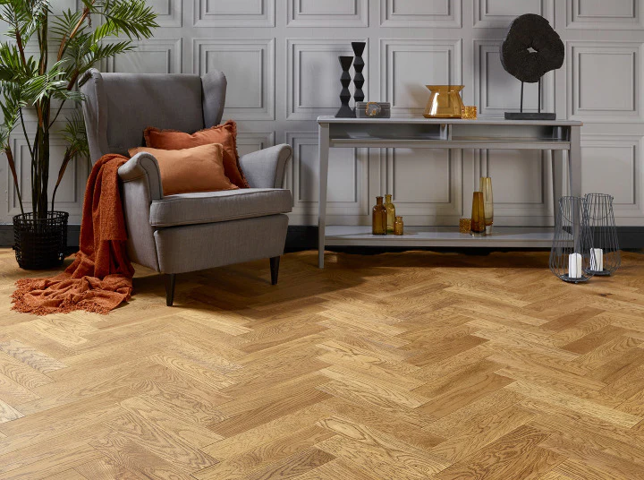 Natural Black Grain Oak Herringbone - Image 4