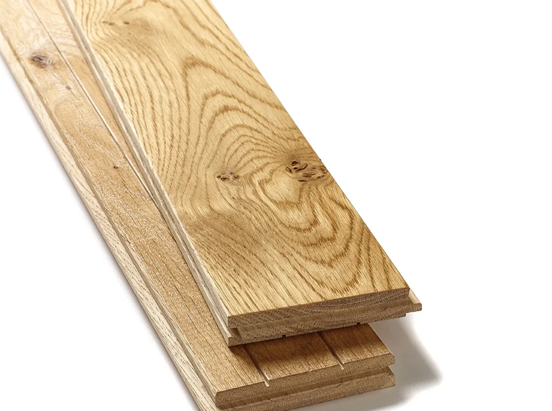 Smooth Lacquered Solid Oak Narrow - Image 2