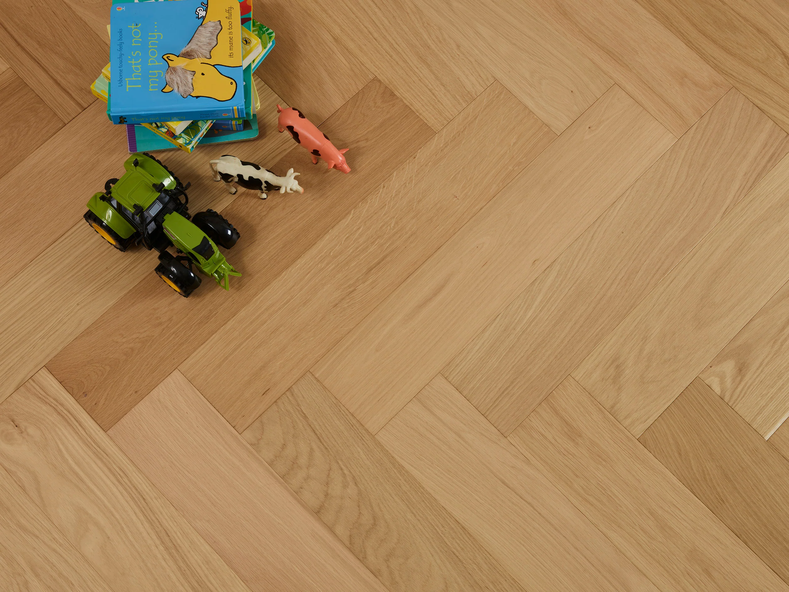 Select Oak Large Herringbone Raw - Image 4