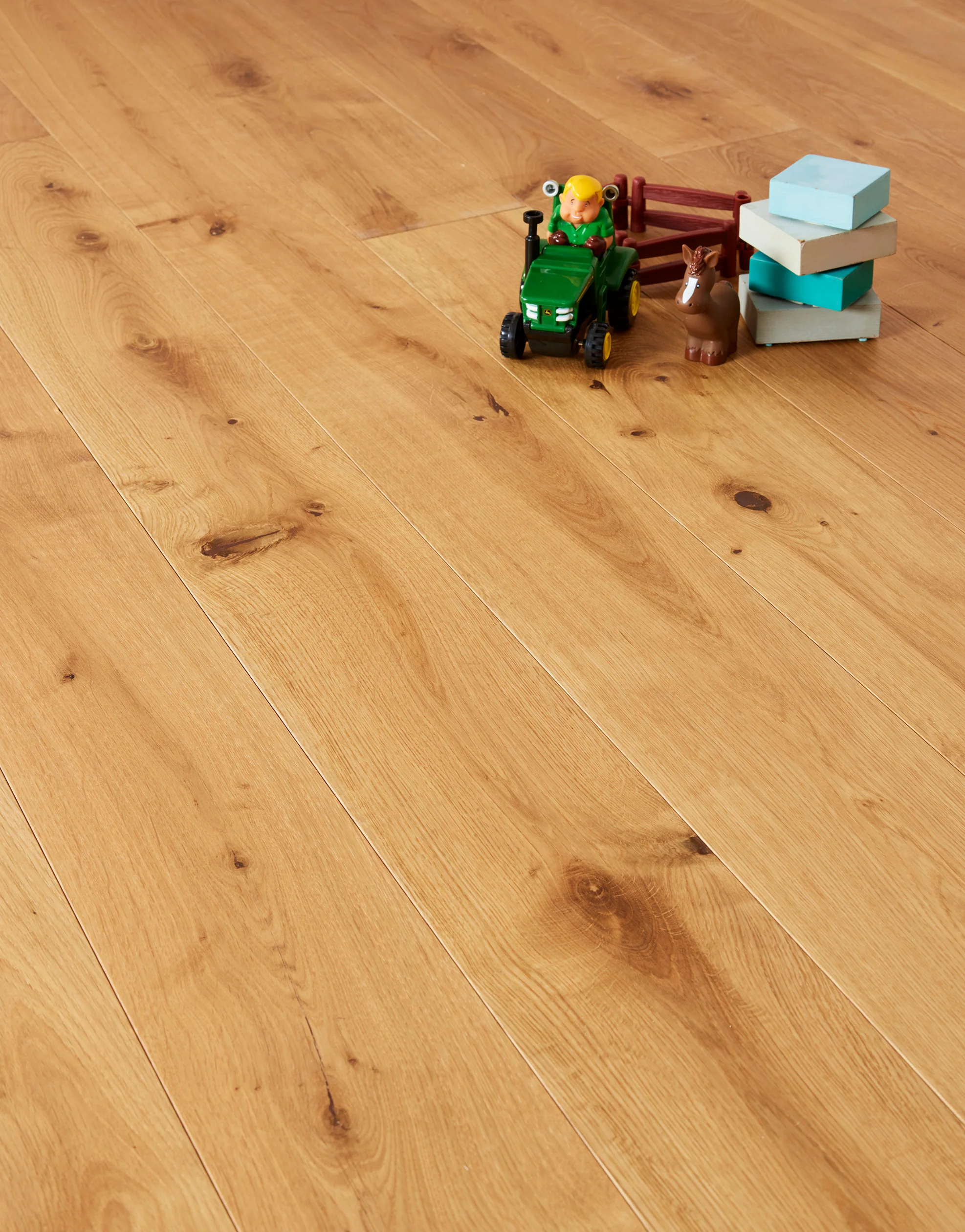 French Oak Rustic Narrow Plank UV Oiled