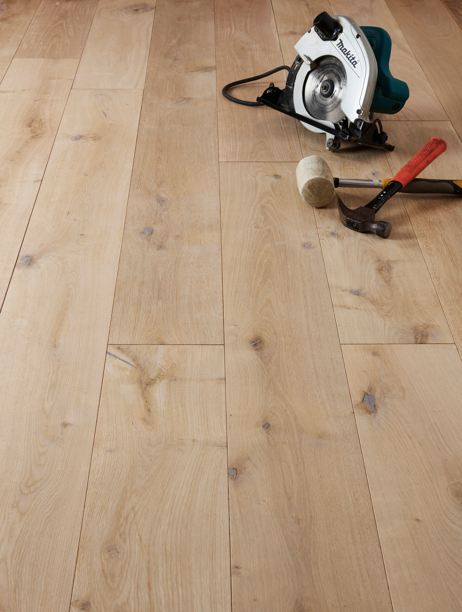 French Oak Rustic Plank Unfinished Natural - Image 2