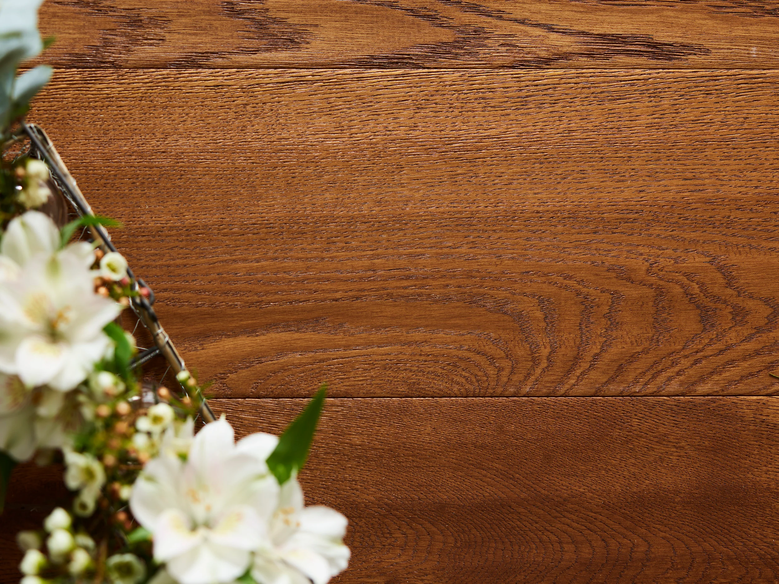 French Oak Rustic Cognac Stained Plank - Image 4
