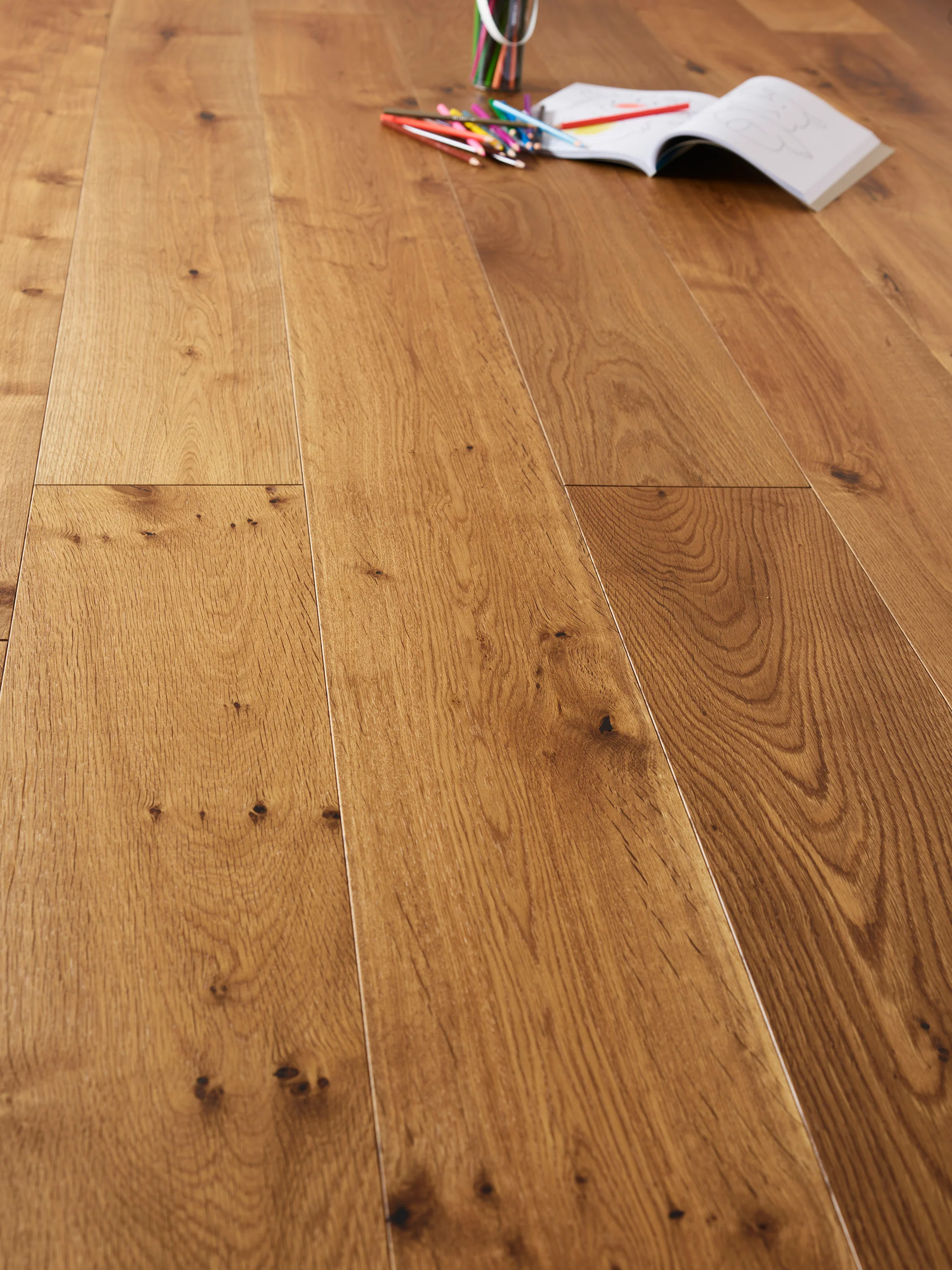 French Oak Rustic Smoked Plank - Image 2