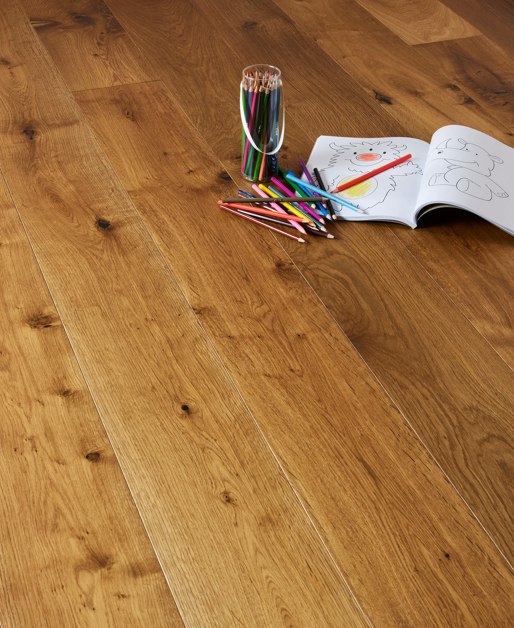 French Oak Rustic Smoked Plank - Image 3