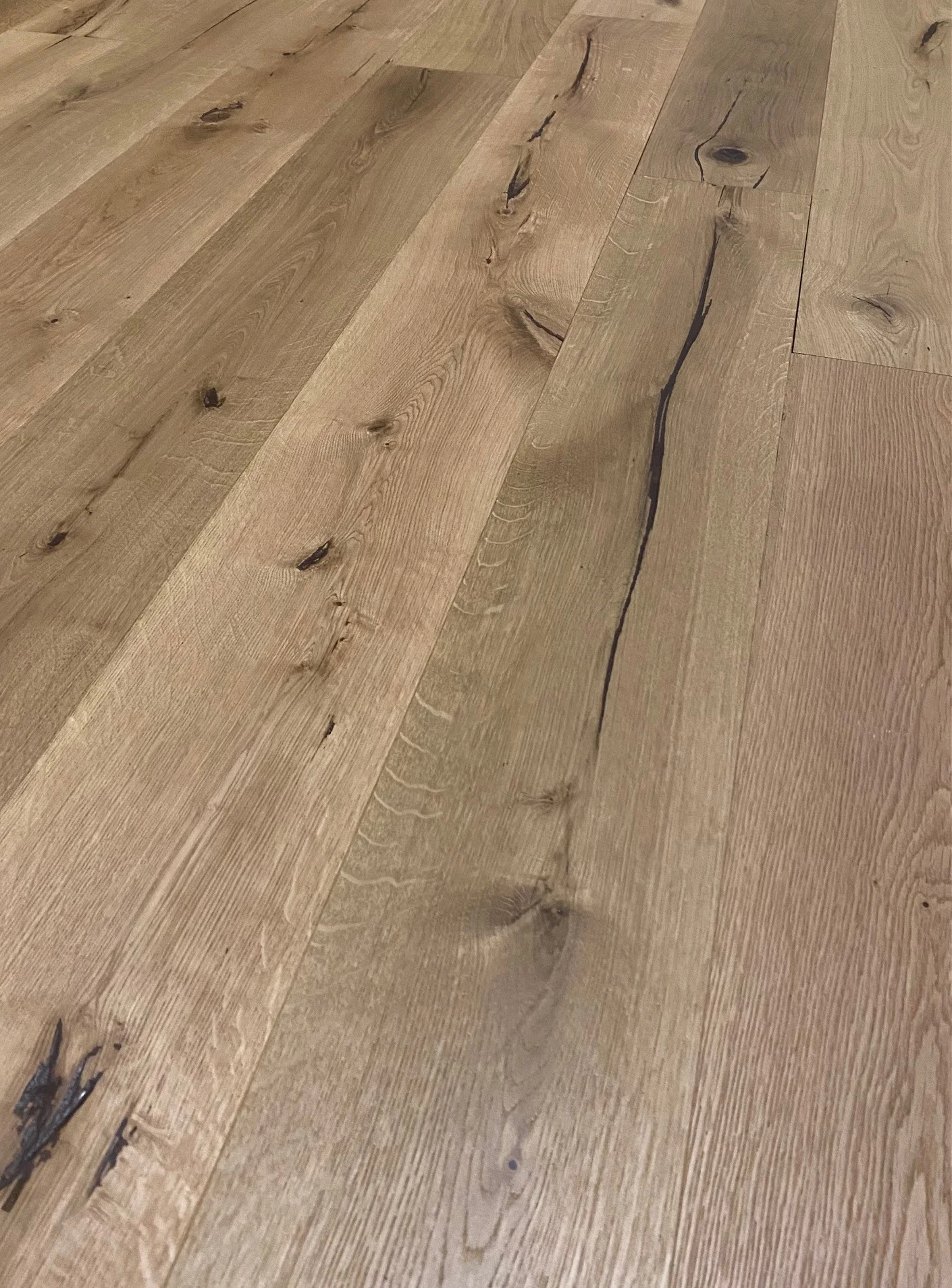 French Oak Rustic Plus Heavy Brushed UV Oiled