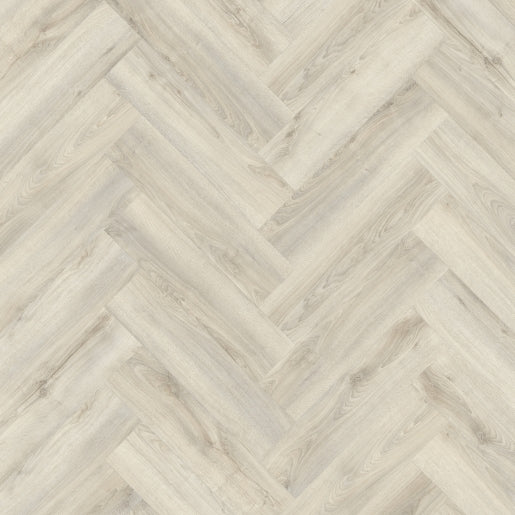 Kentucky Oak Beige Rigid Core Click Vinyl Herringbone