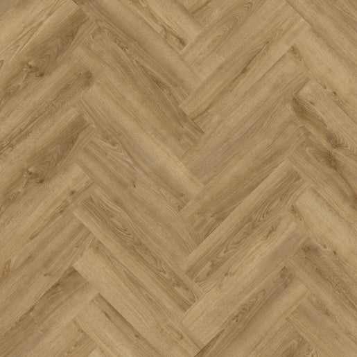 Kentucky Oak Honey Brown Rigid Core Click Vinyl Herringbone - Image 2