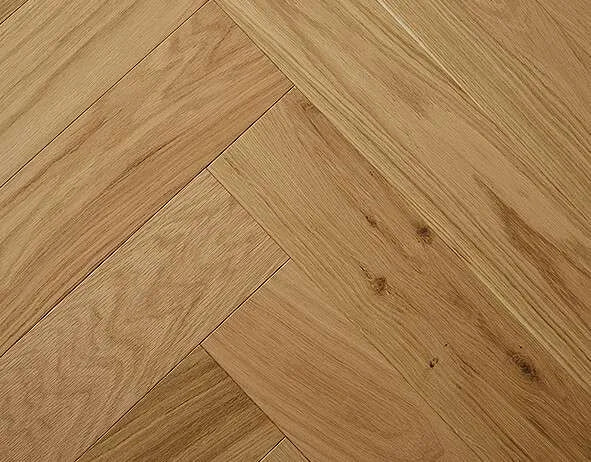 Select Oak Large Herringbone Unfinished - Image 2
