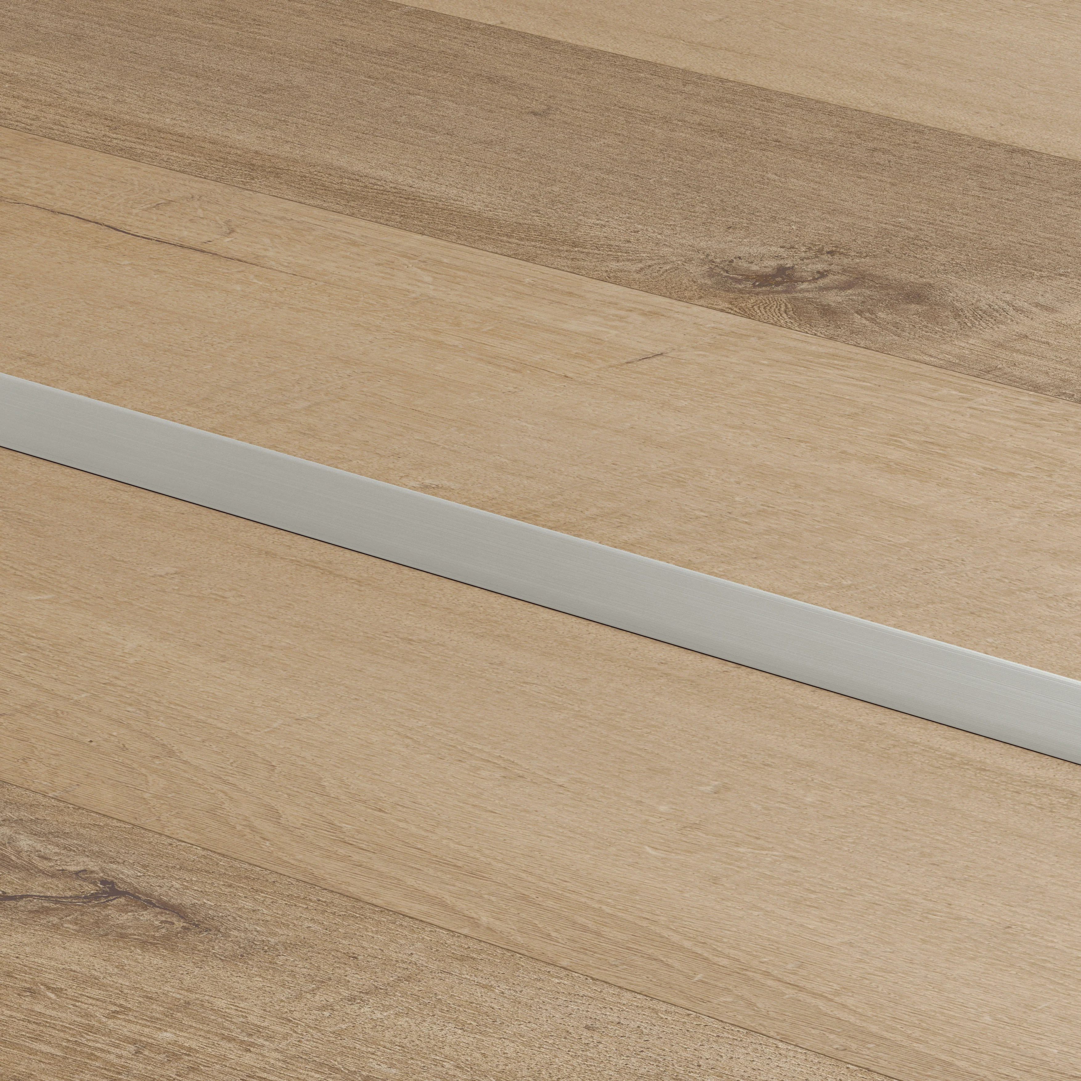 Laminate Floor Aluminium End Profile 2m - Image 5