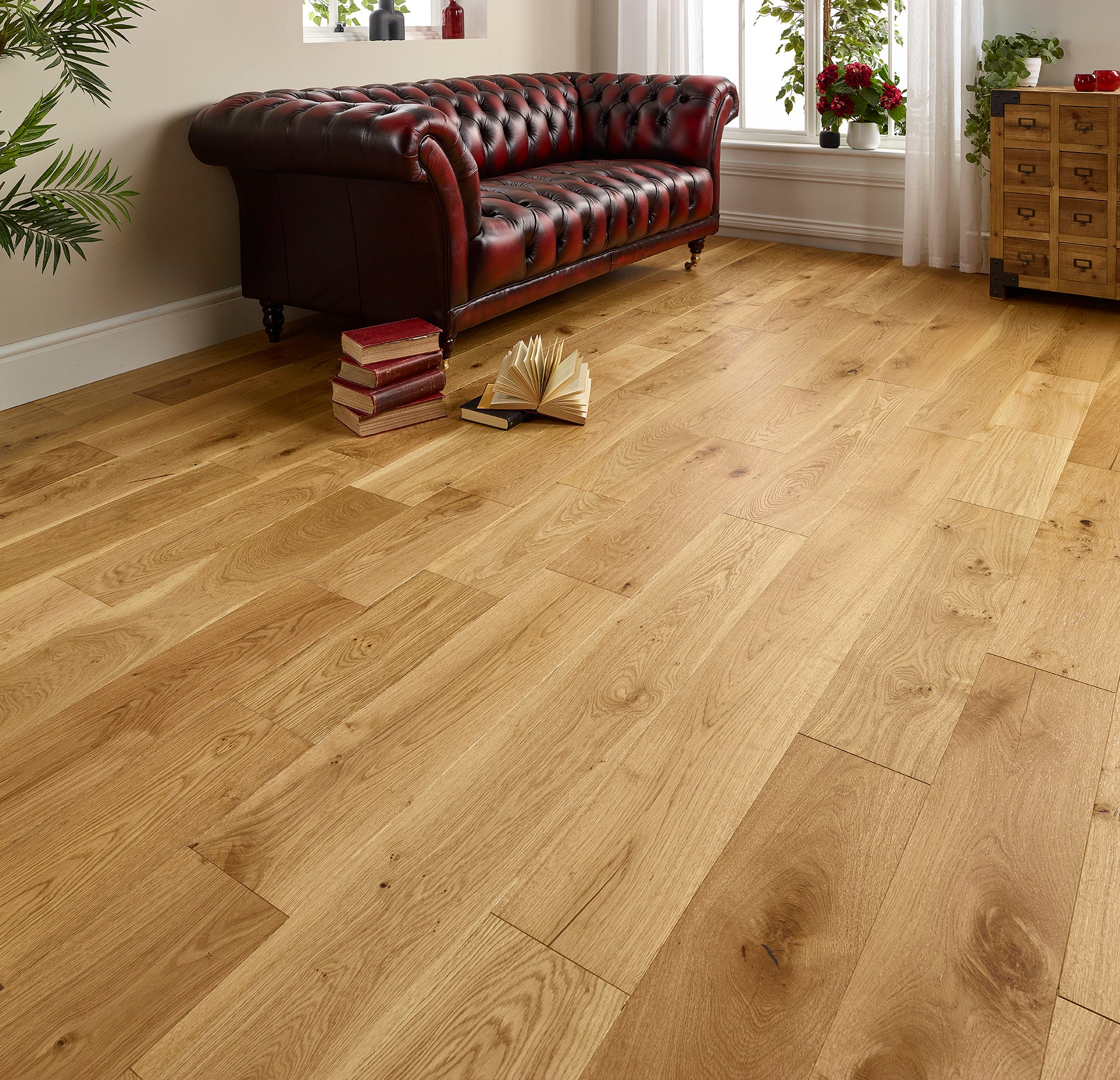 Natural Brushed Lacquered Oak Classic