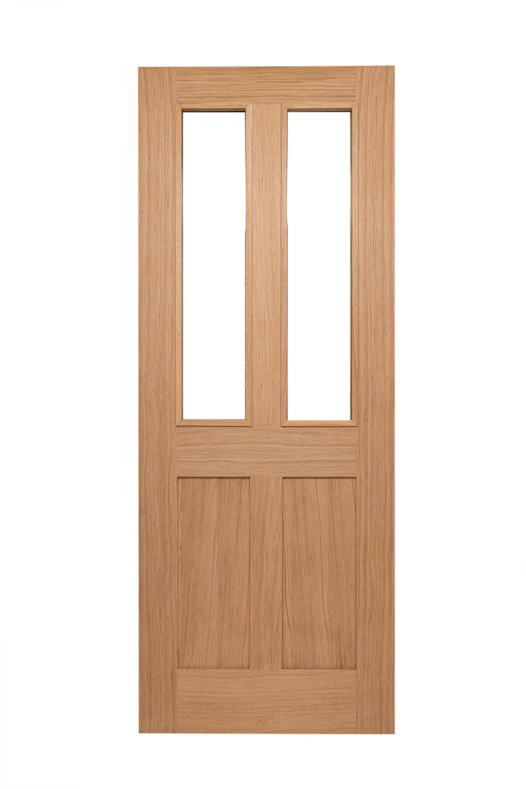 Oak Bristol 2 Light FD30 Unfinished