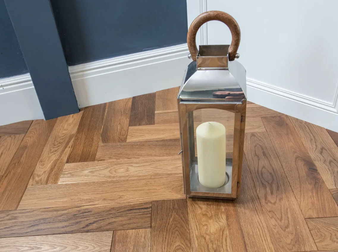 Smoked Brushed Oak Premium Herringbone - Image 3