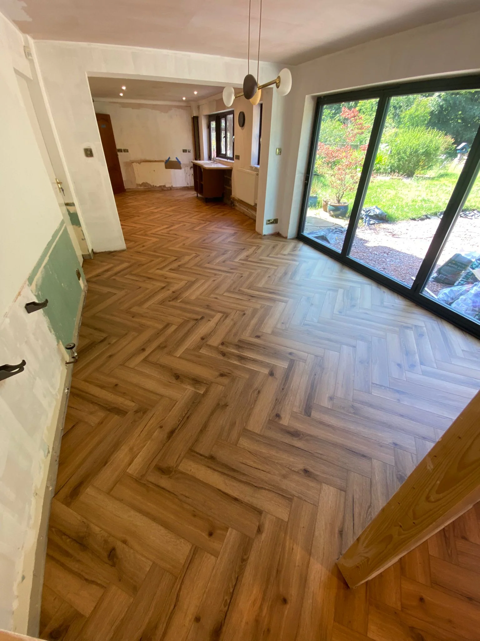 Ranch Oak Herringbone SPC Rigid Core Click Vinyl - Image 3