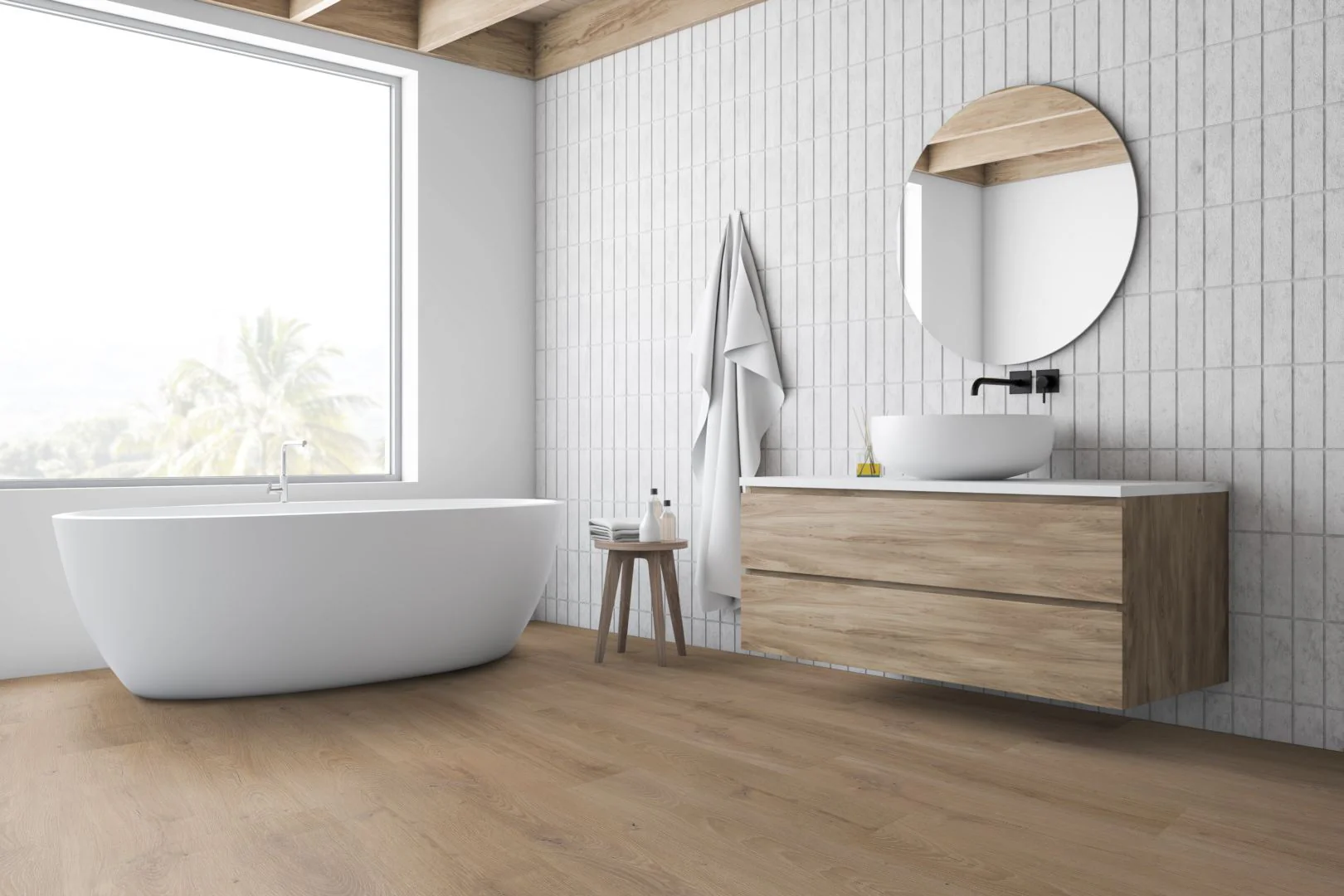 Sahara Oak SPC Rigid Core Click Vinyl - Image 2