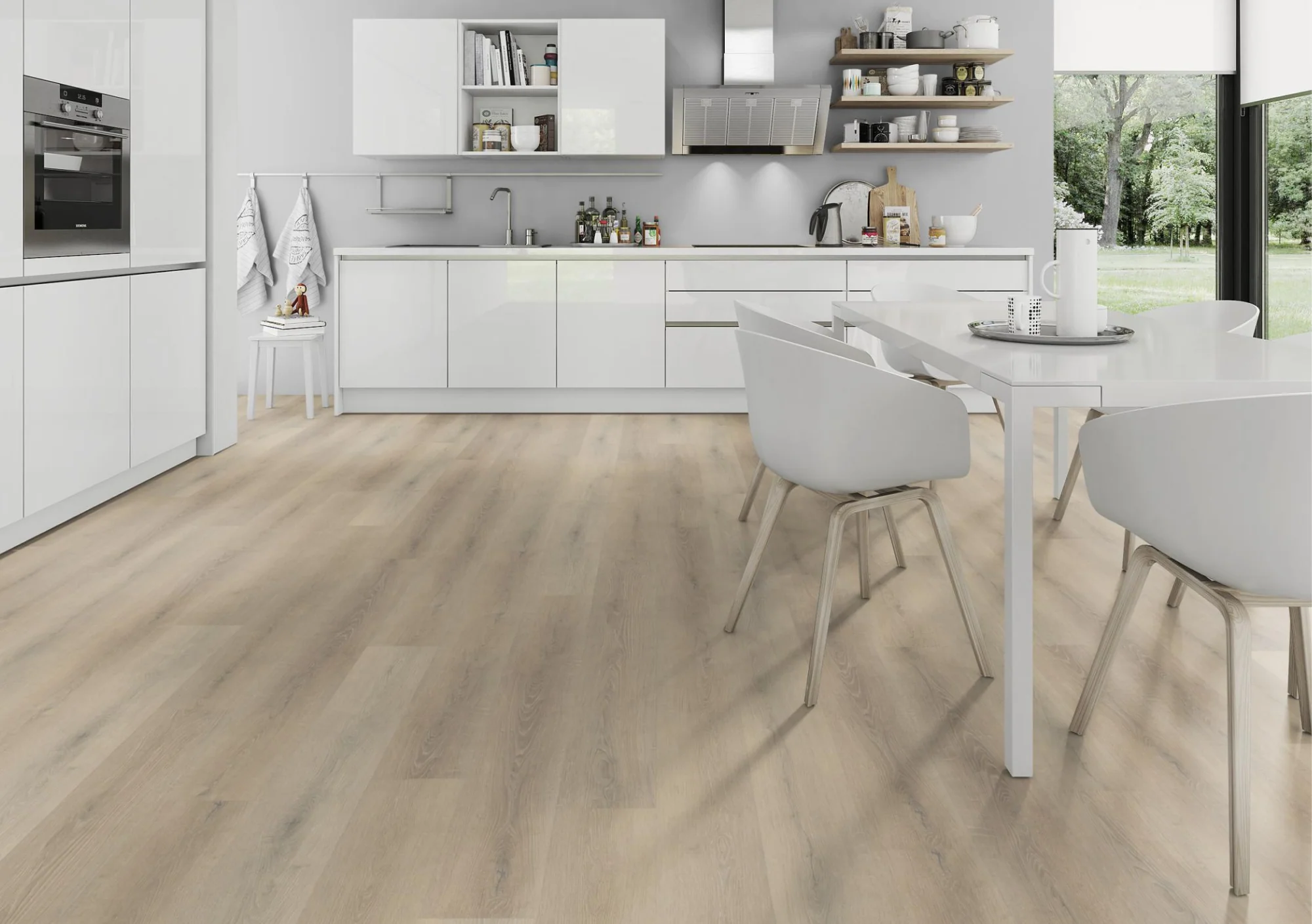 Seashell Oak SPC Rigid Core Click Vinyl - Image 2