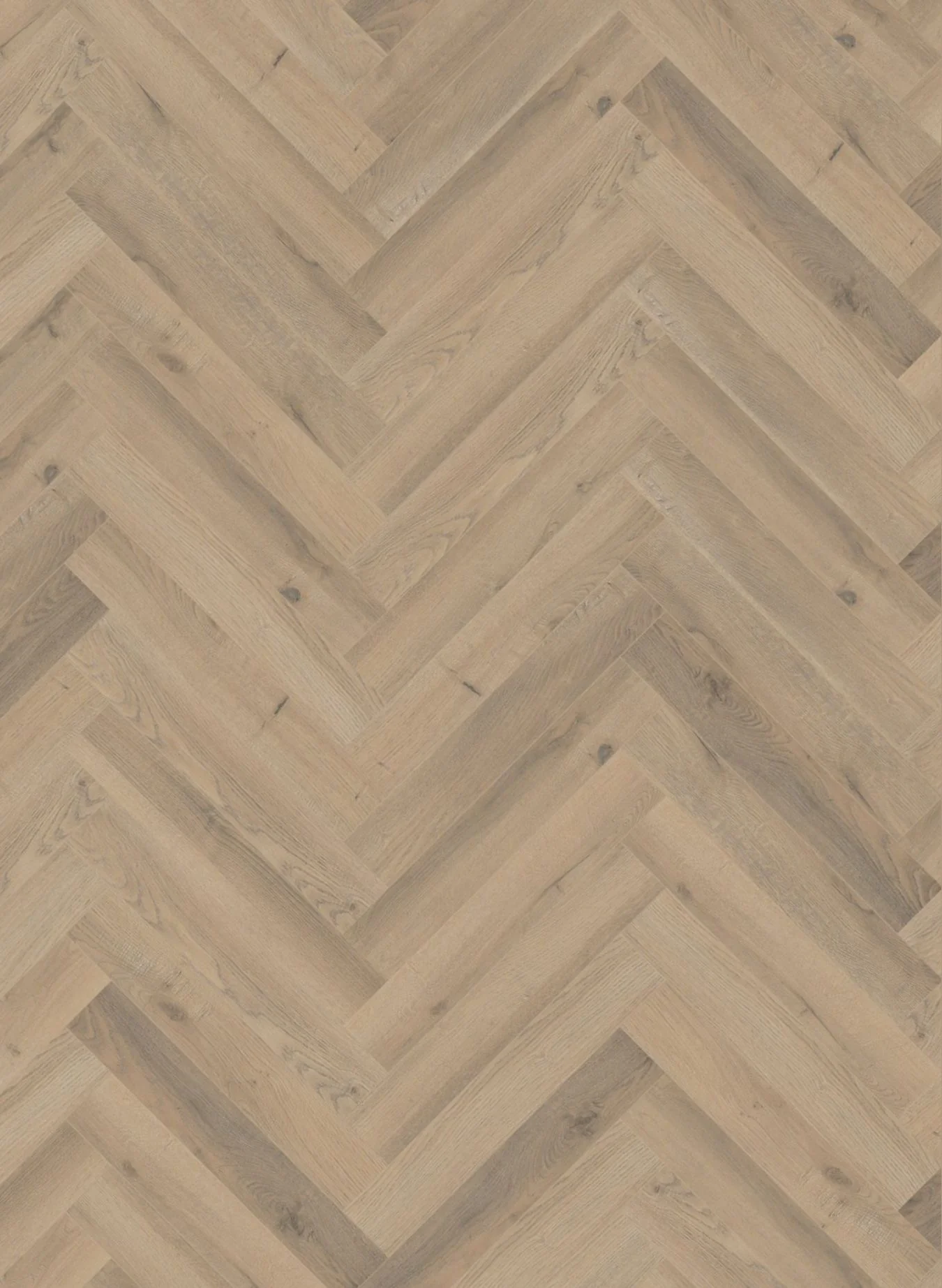 Premium 12mm Laminate Herringbone Greige Oak