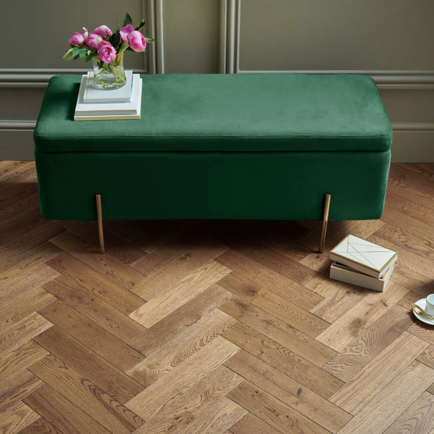 Woodpecker | Goodrich Coffee Oak Herringbone - Image 3