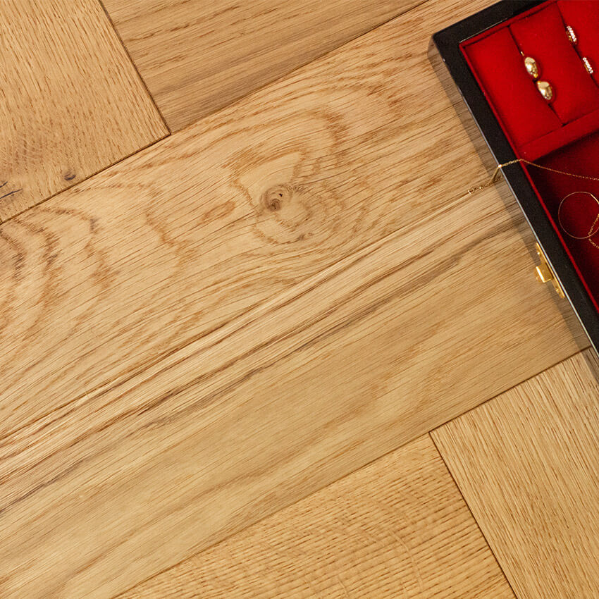 Woodpecker | Goodrich Natural Oak Herringbone - Image 4