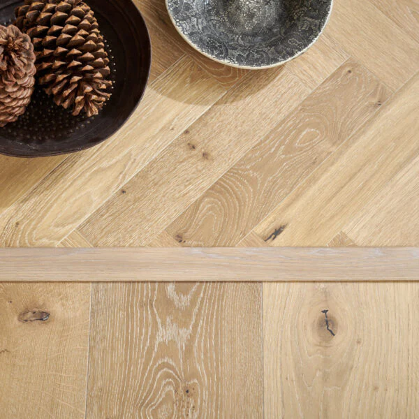 Woodpecker | Goodrich White Smoked Oak Herringbone - Image 2