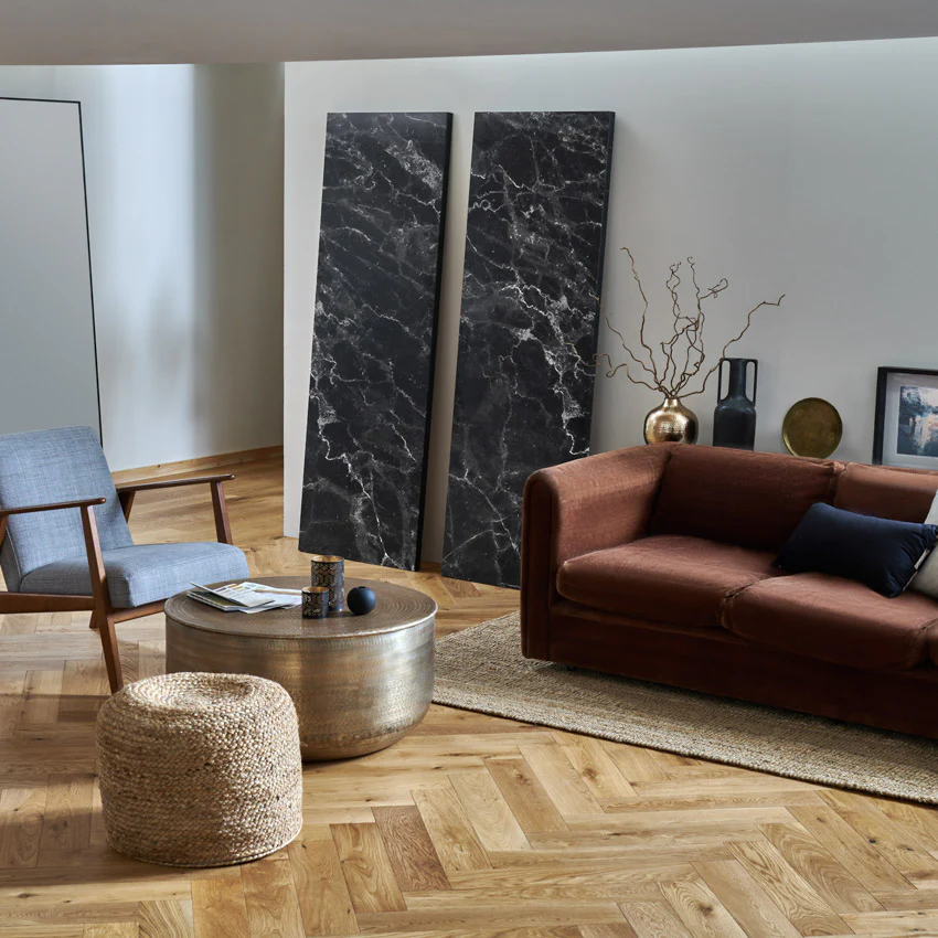 Woodpecker | Highclere Natural Oak Large Herringbone - Image 4
